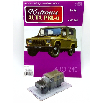 ARO 240 + gazetka - skala 1:43 - DeAgostini Kultowe Auta PRL